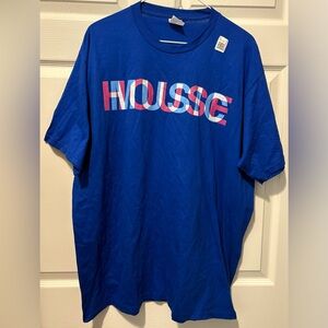 Port and Company Graphic Blue Tee